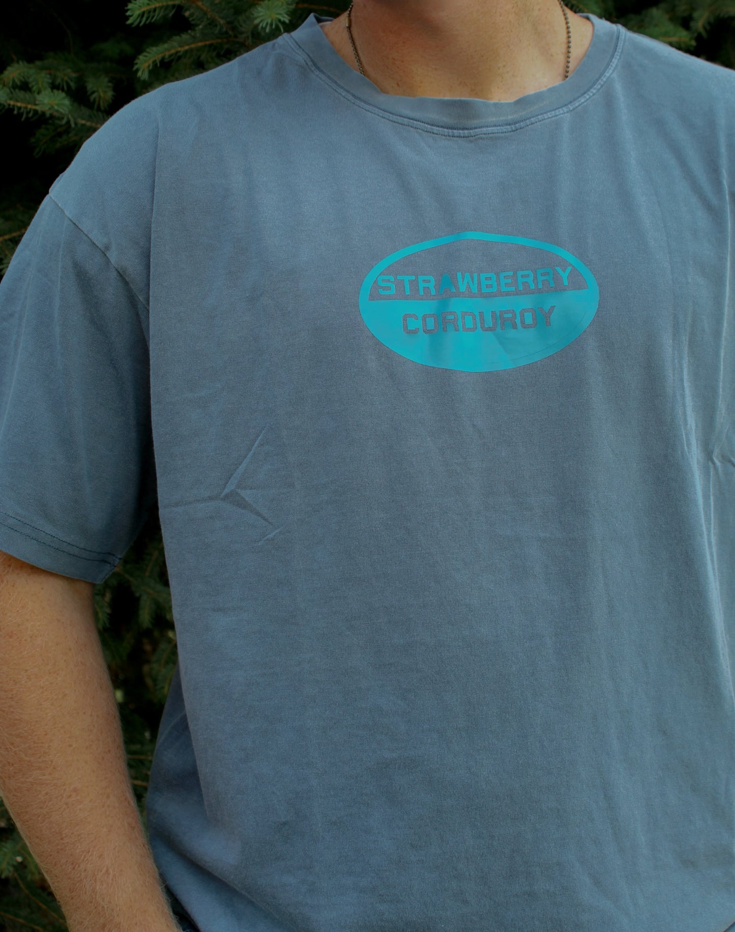 Double Logo Tee - Blue
