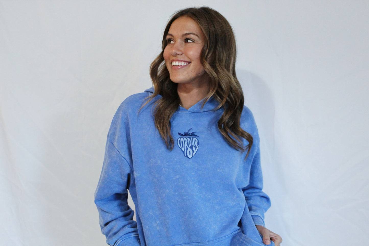 Lightweight Blue Hoodie