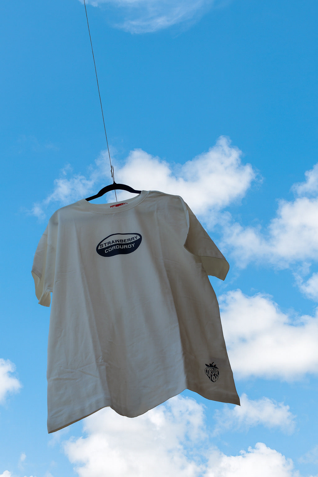 Double Logo Tee - White