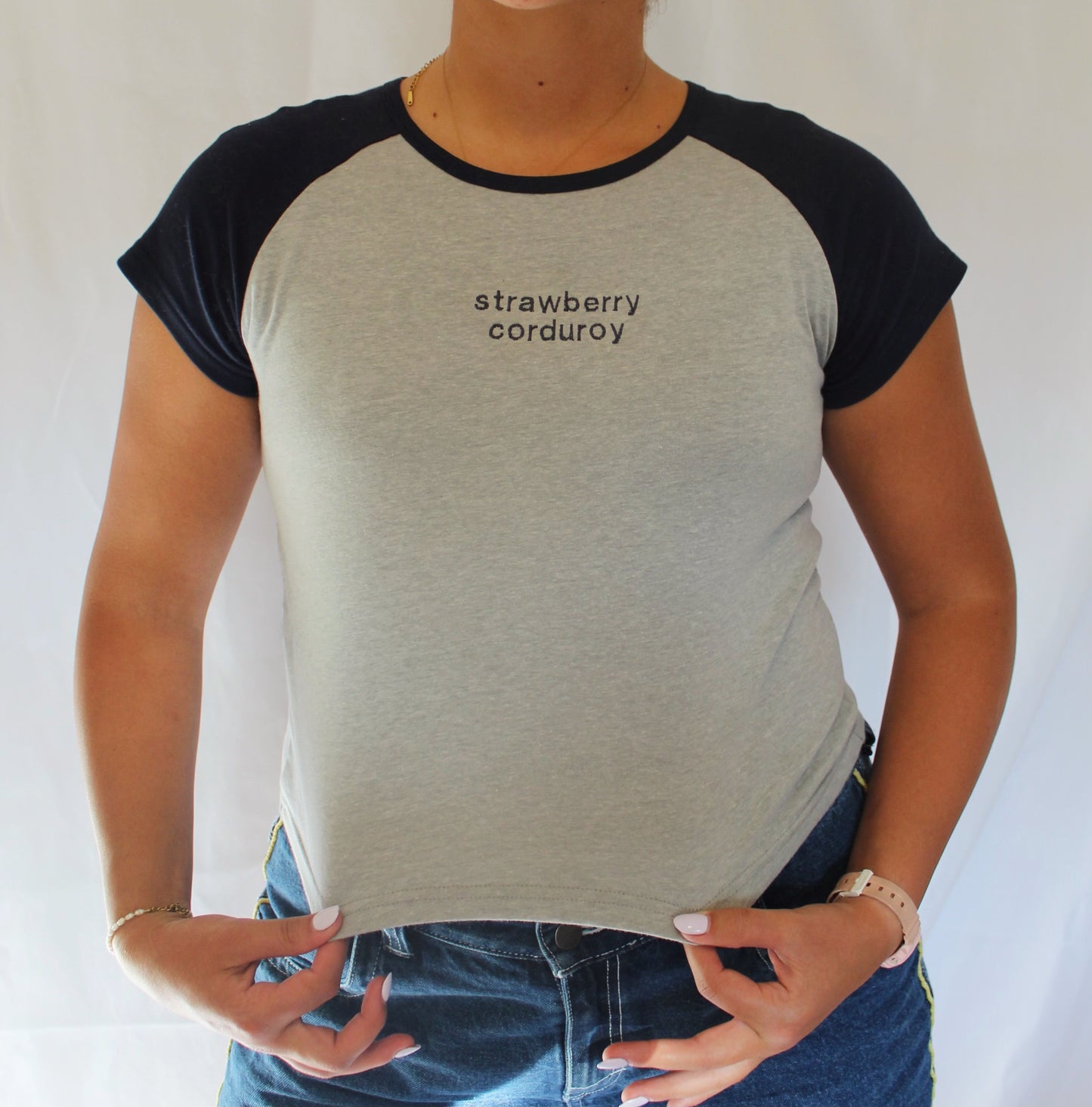 Embroidered Crew Neck