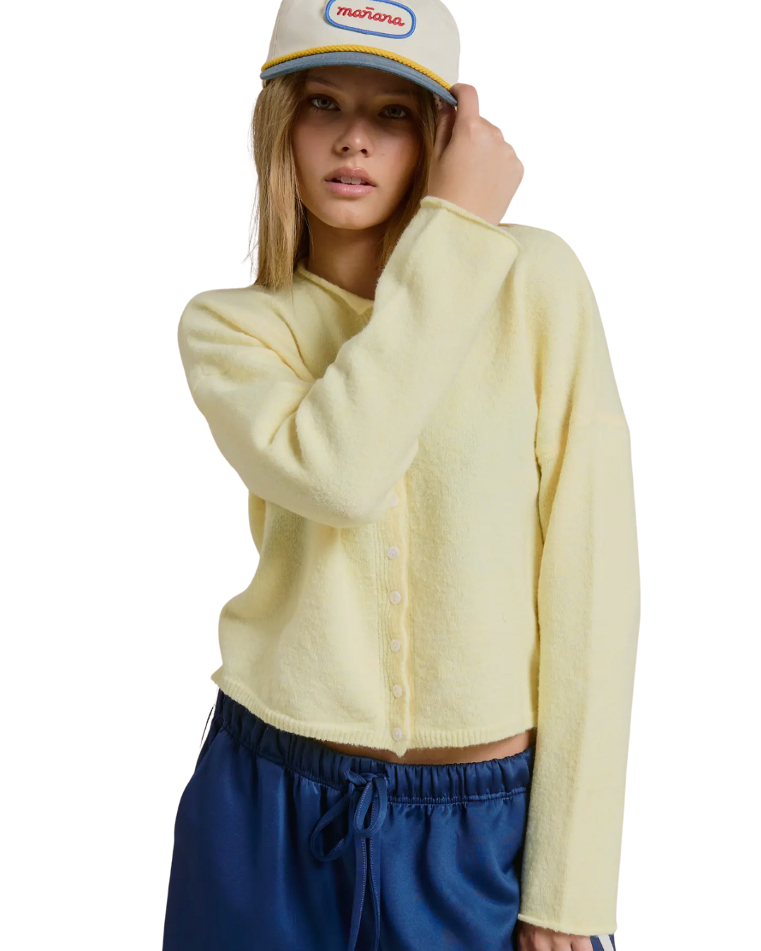 Pale Yellow Cardigan