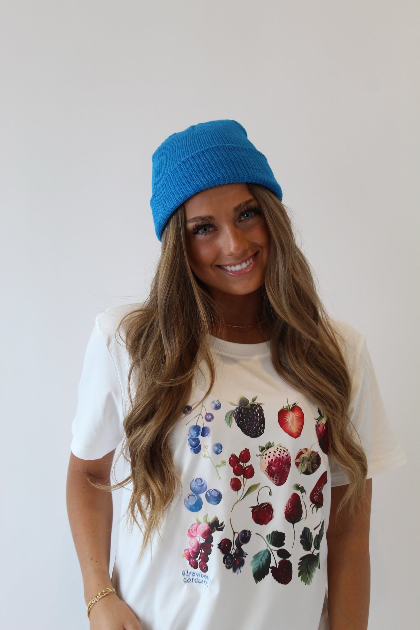 Blue Fisherman Beanie