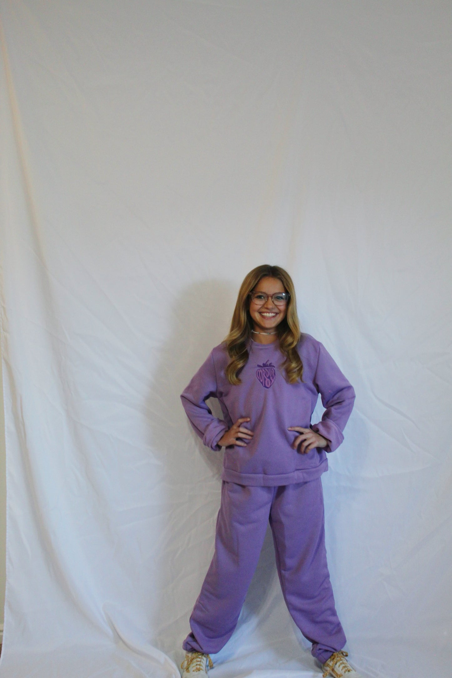 Youth Purple Sweatsuit