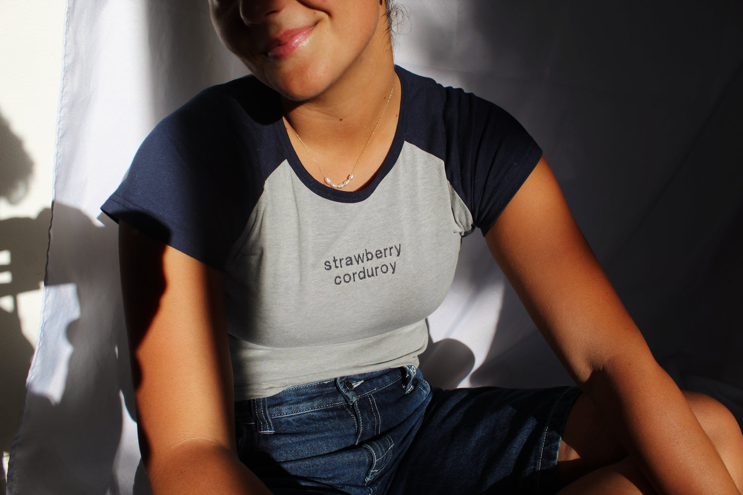 Embroidered Crew Neck