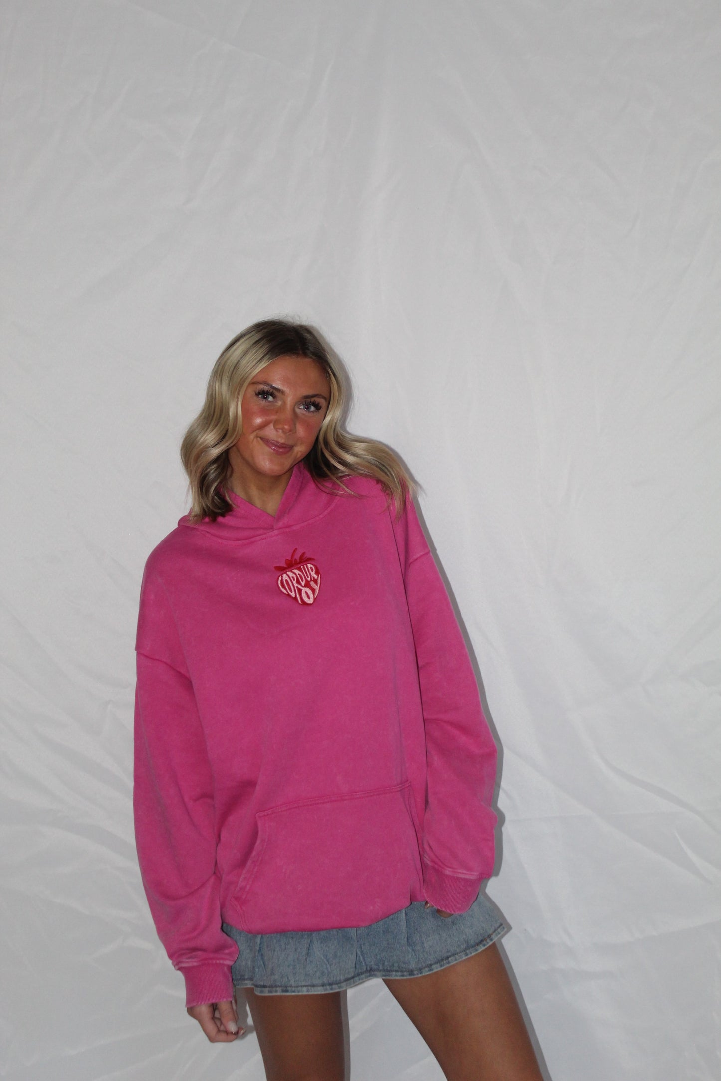 Pink Lightweight Hoodie