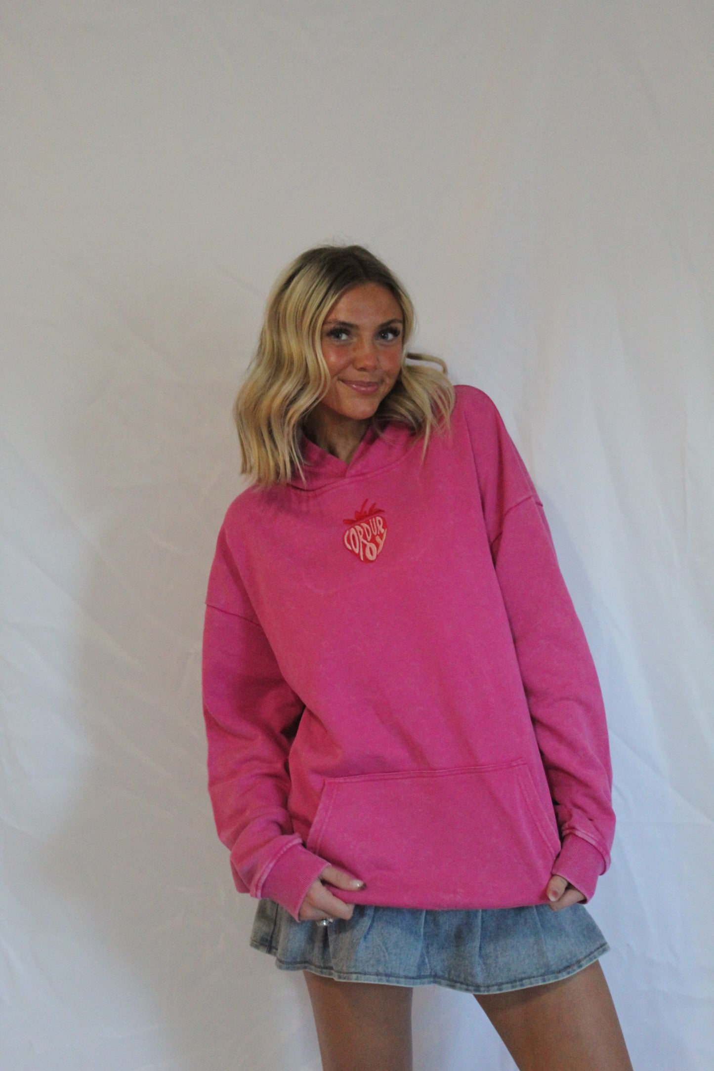 Pink Lightweight Hoodie
