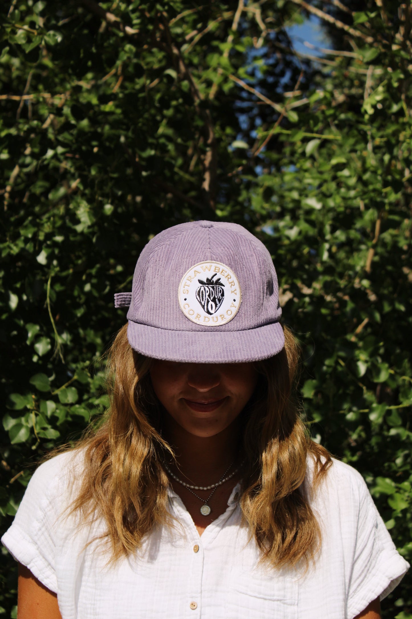 Lavender 5 Panel Hat