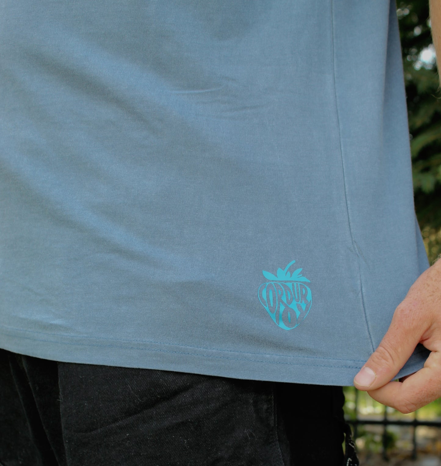 Double Logo Tee - Blue