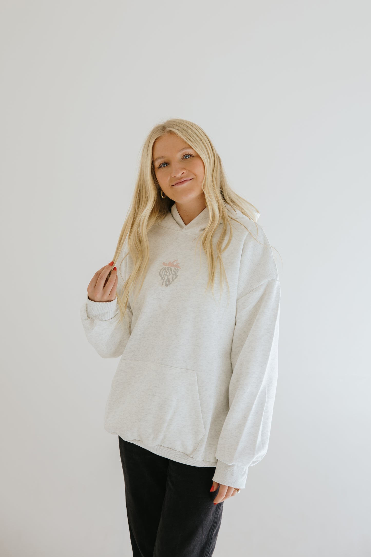 White Vintage Hoodie