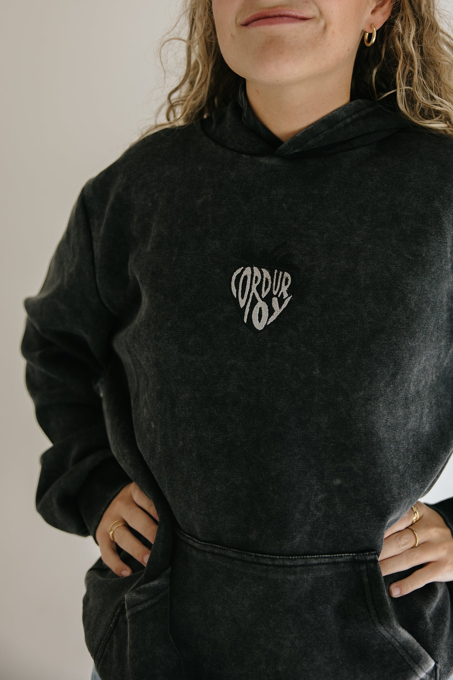 Vintage Black Hoodie
