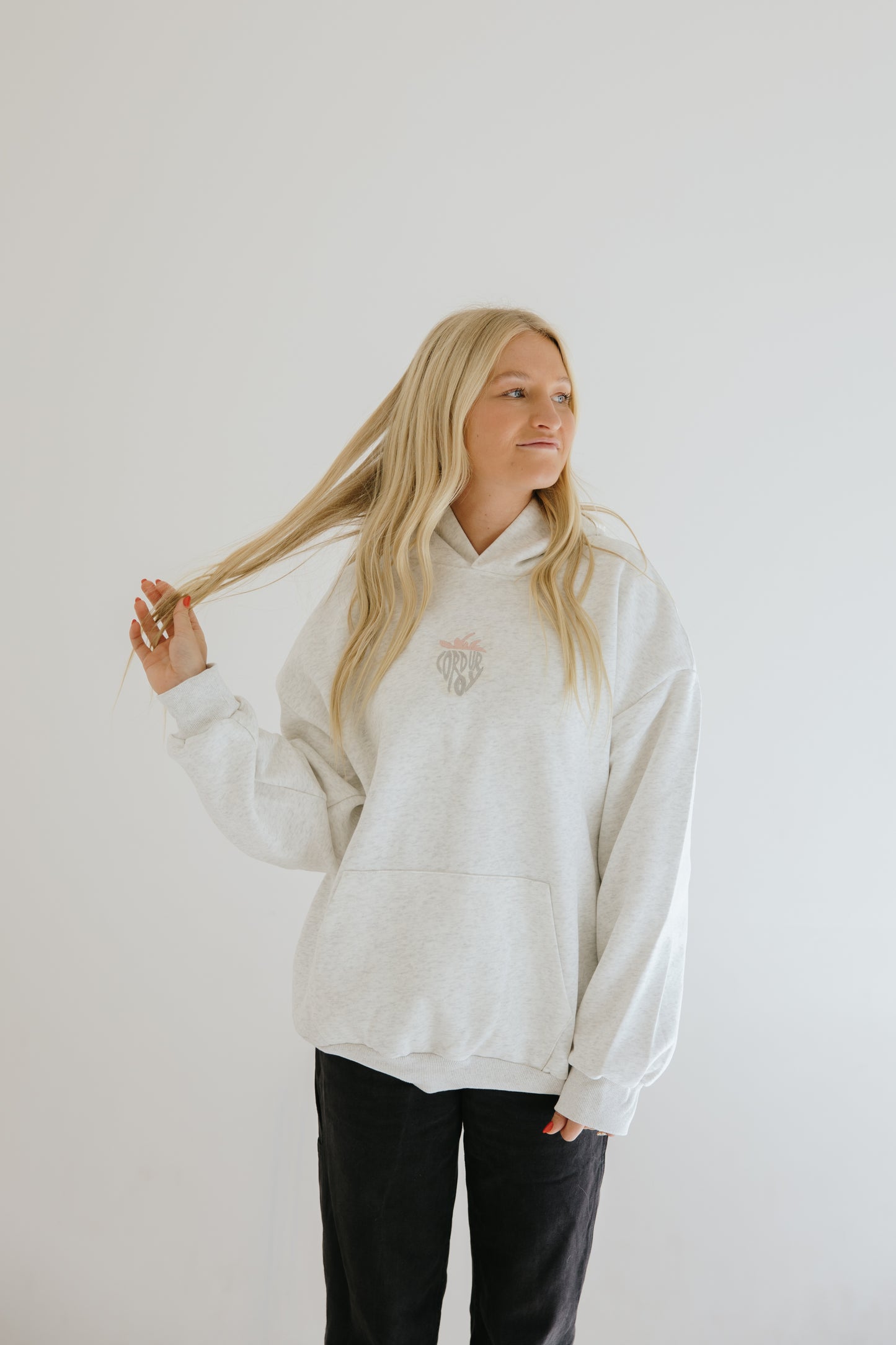 White Vintage Hoodie