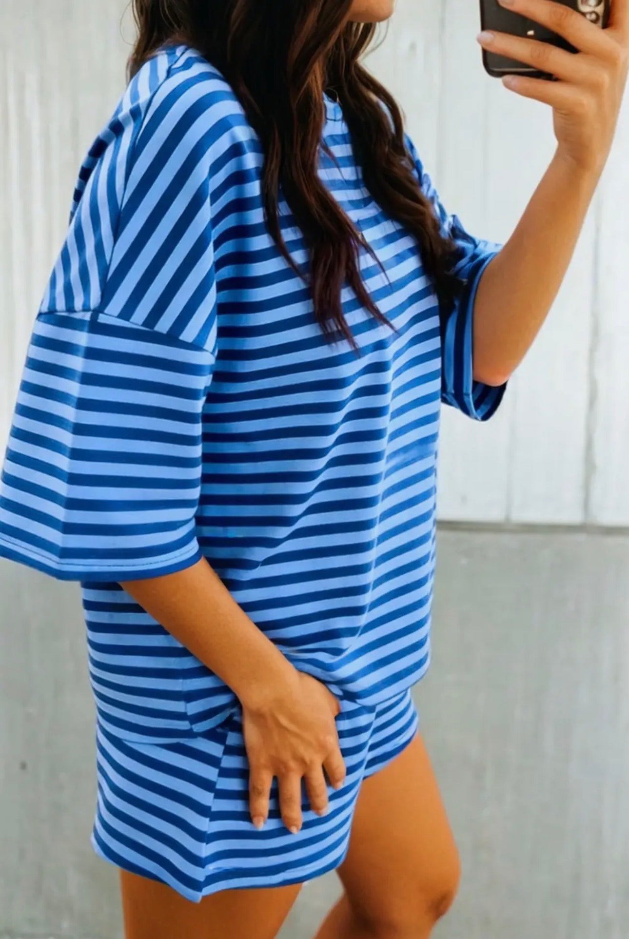 Blue Striped Set