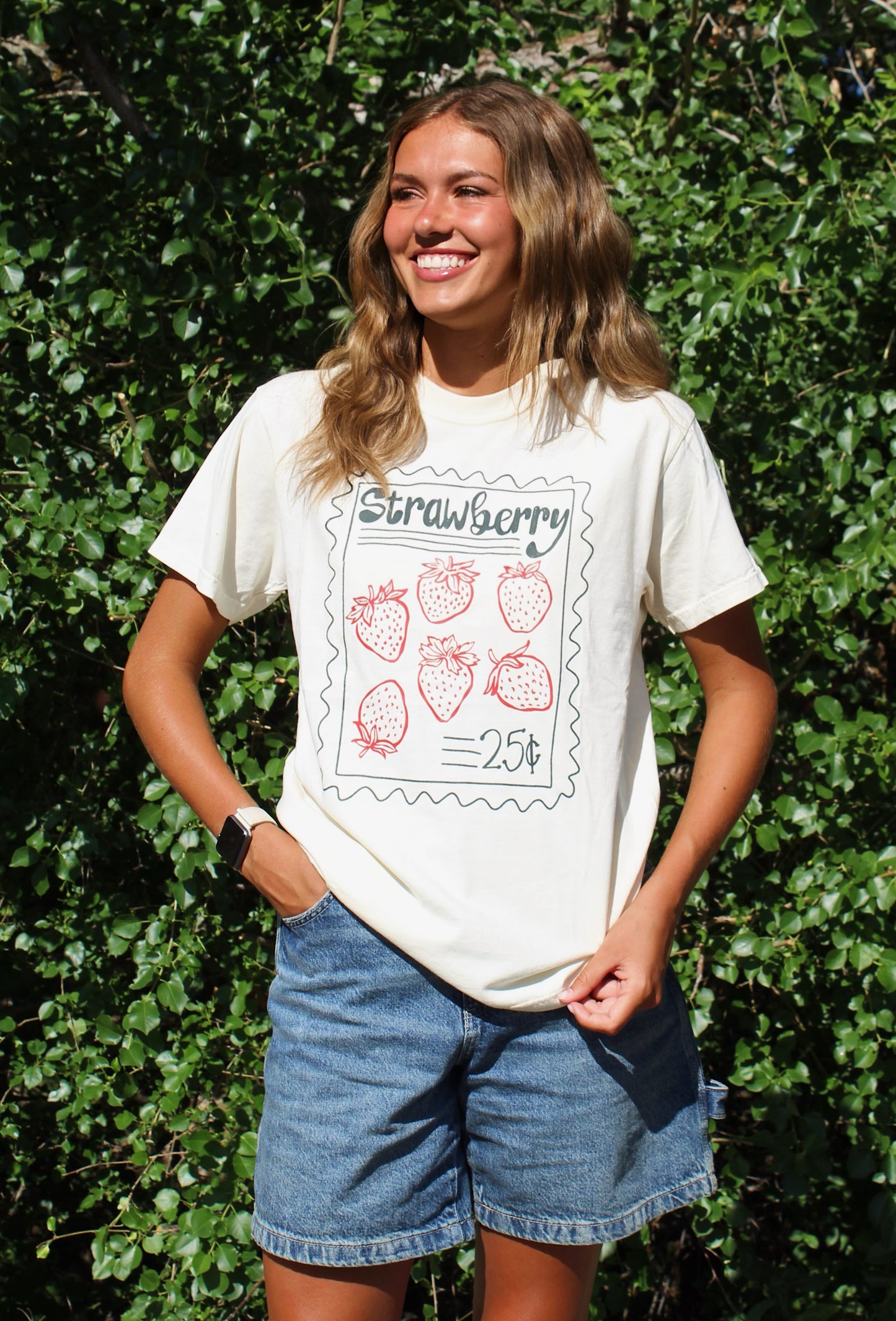 Strawberry Postage Tee