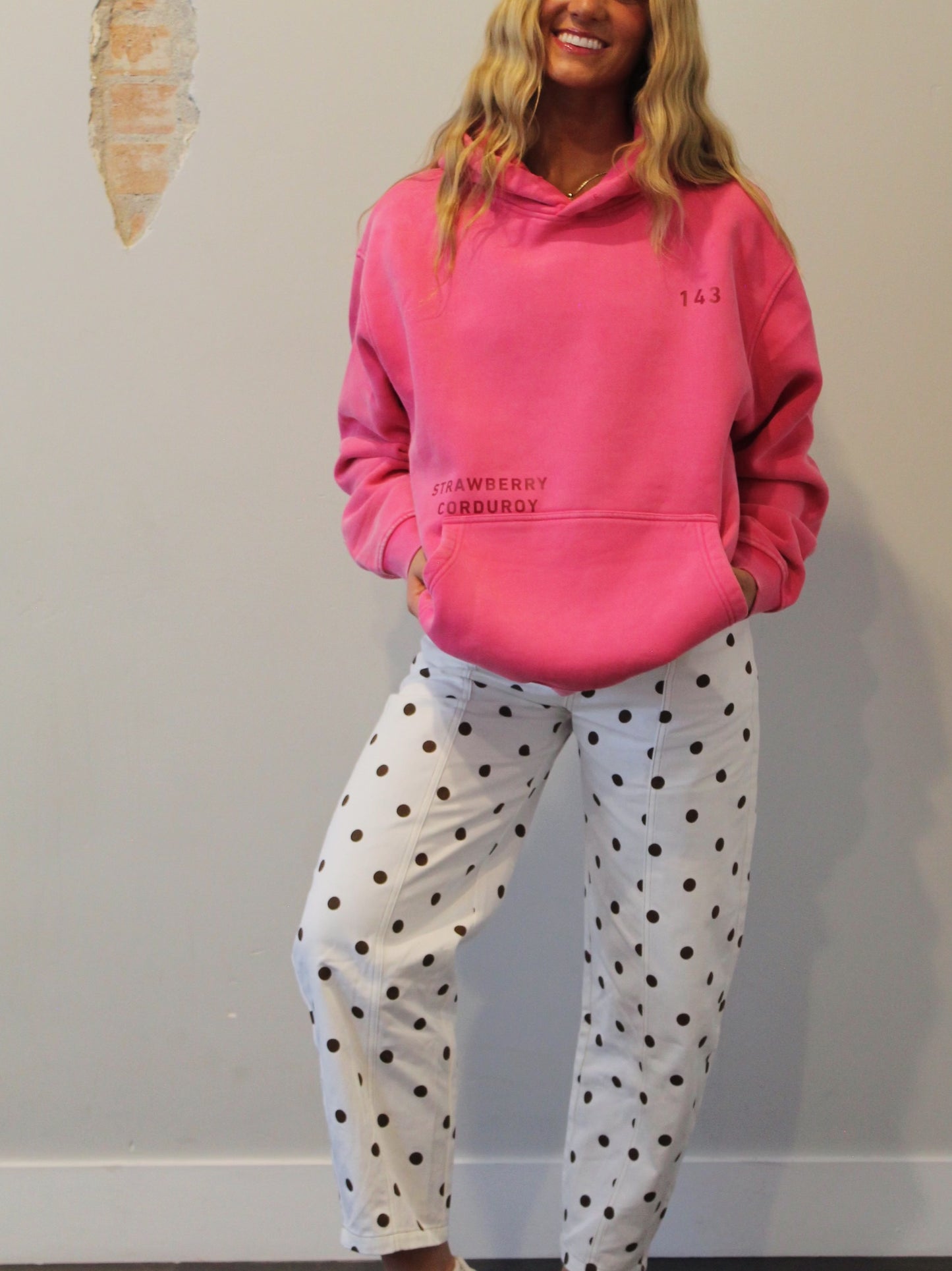143 In Pink - Oversized Hoodie