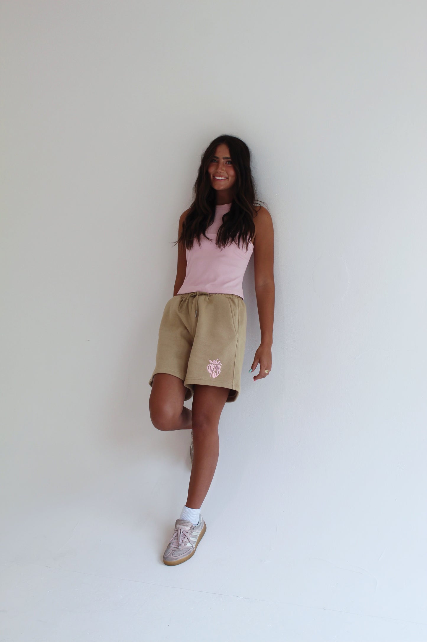 Brown Cotton Shorts