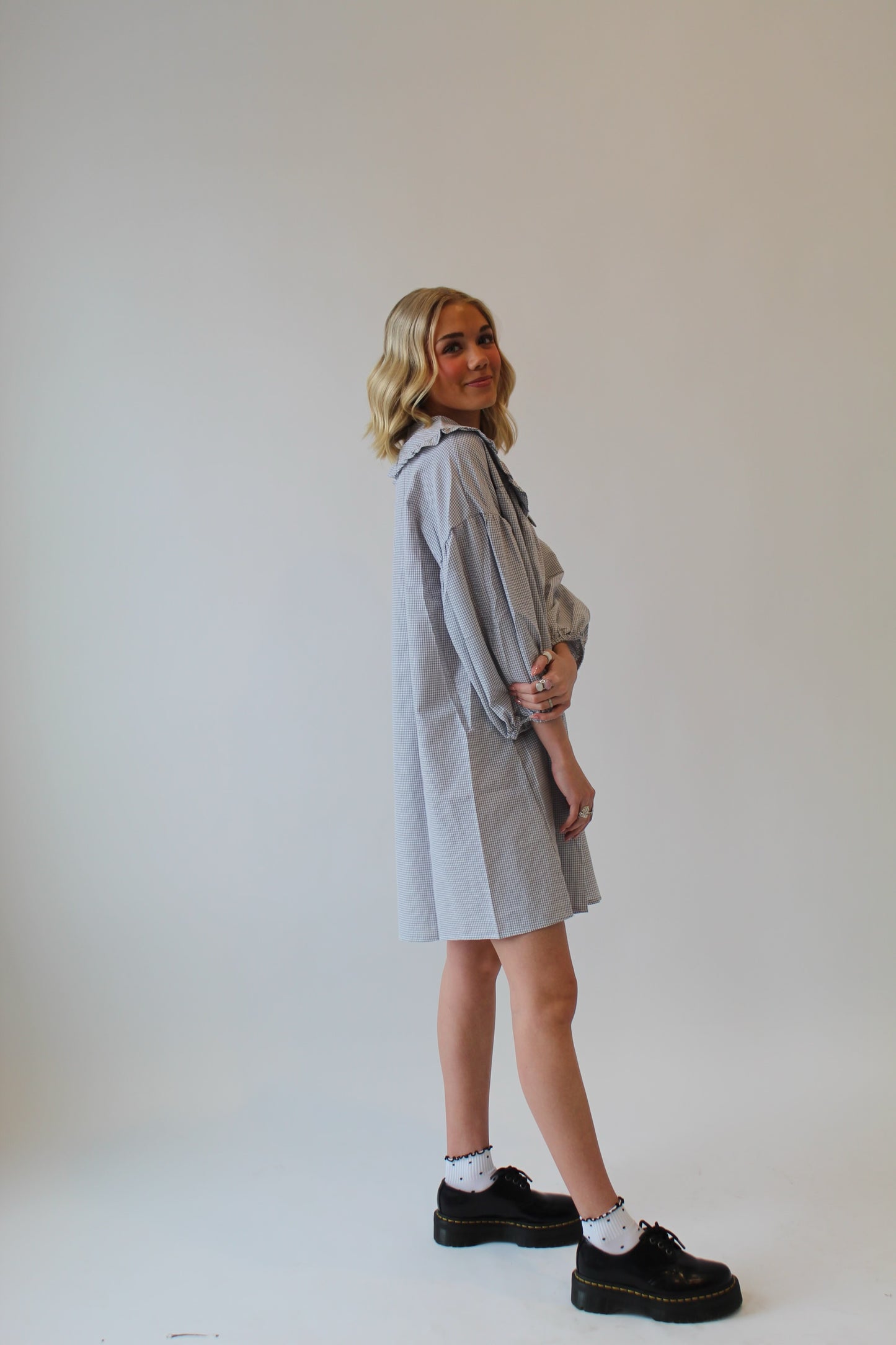 Grey BabyDoll Dress