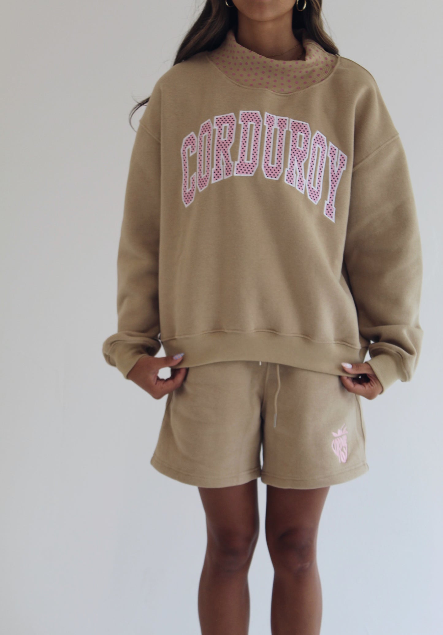 Brown Cotton Shorts