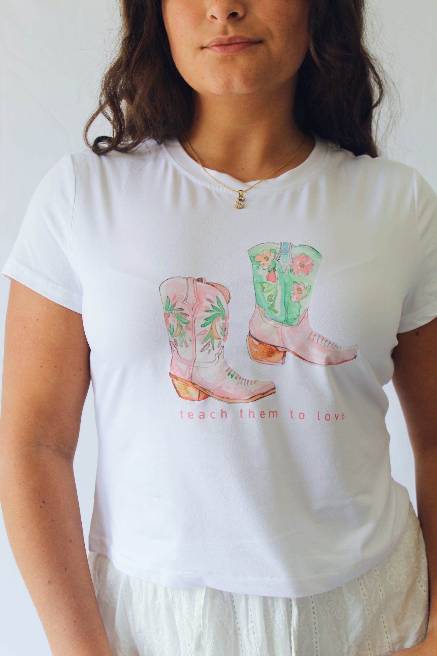 “Teach Them to Love” Tee - Cowgirl Boots