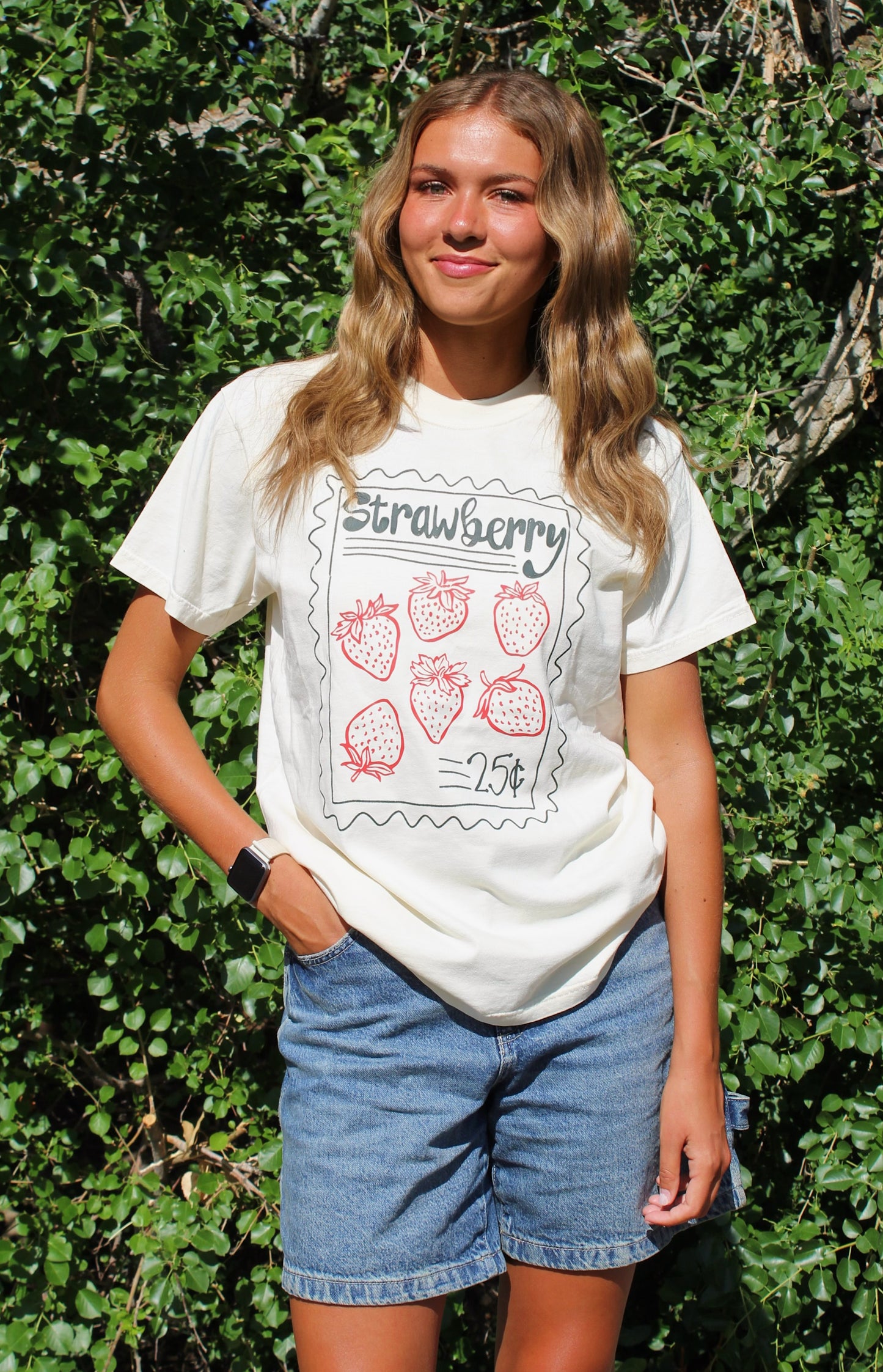 Strawberry Postage Tee