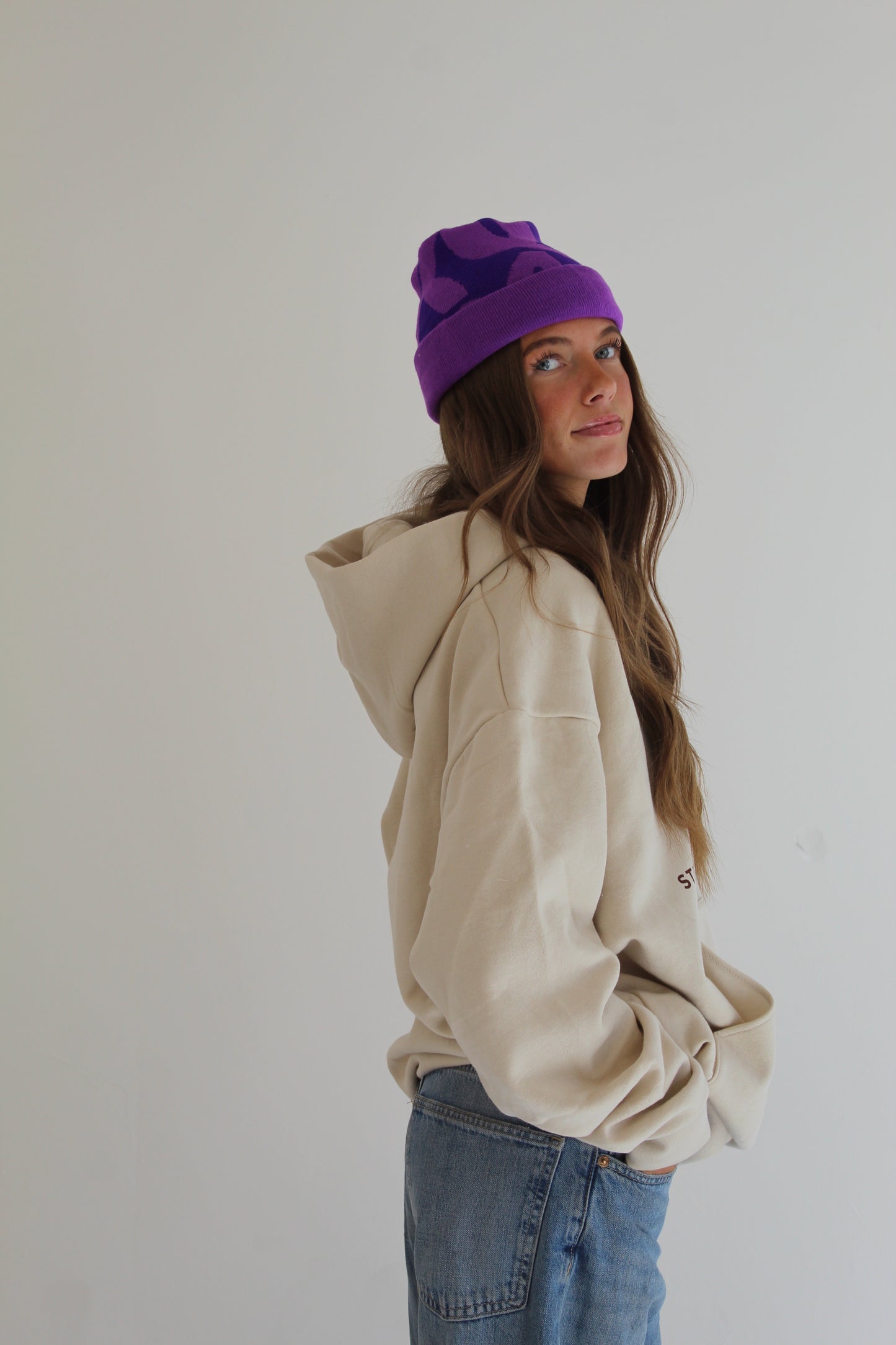 Purple Beanie