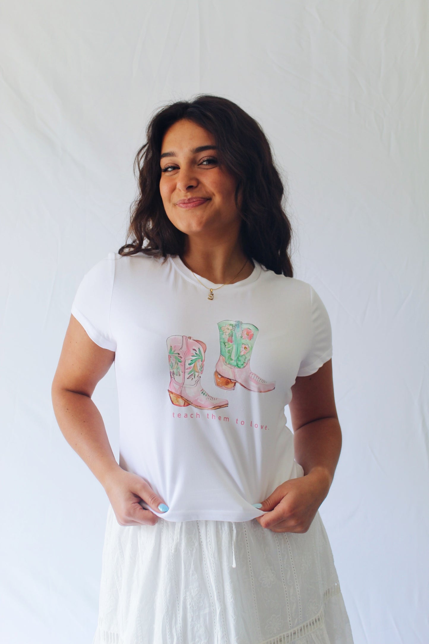 “Teach Them to Love” Tee - Cowgirl Boots