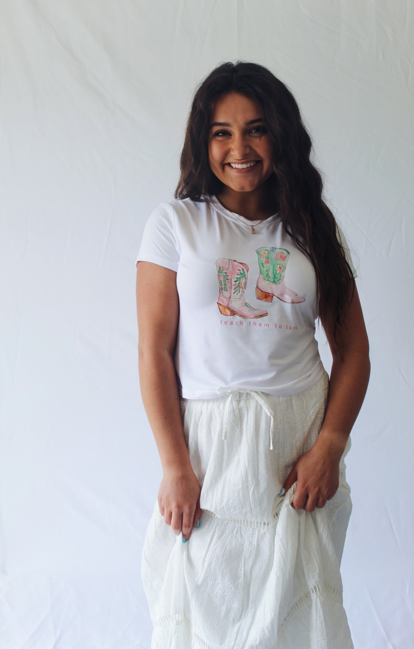 “Teach Them to Love” Tee - Cowgirl Boots