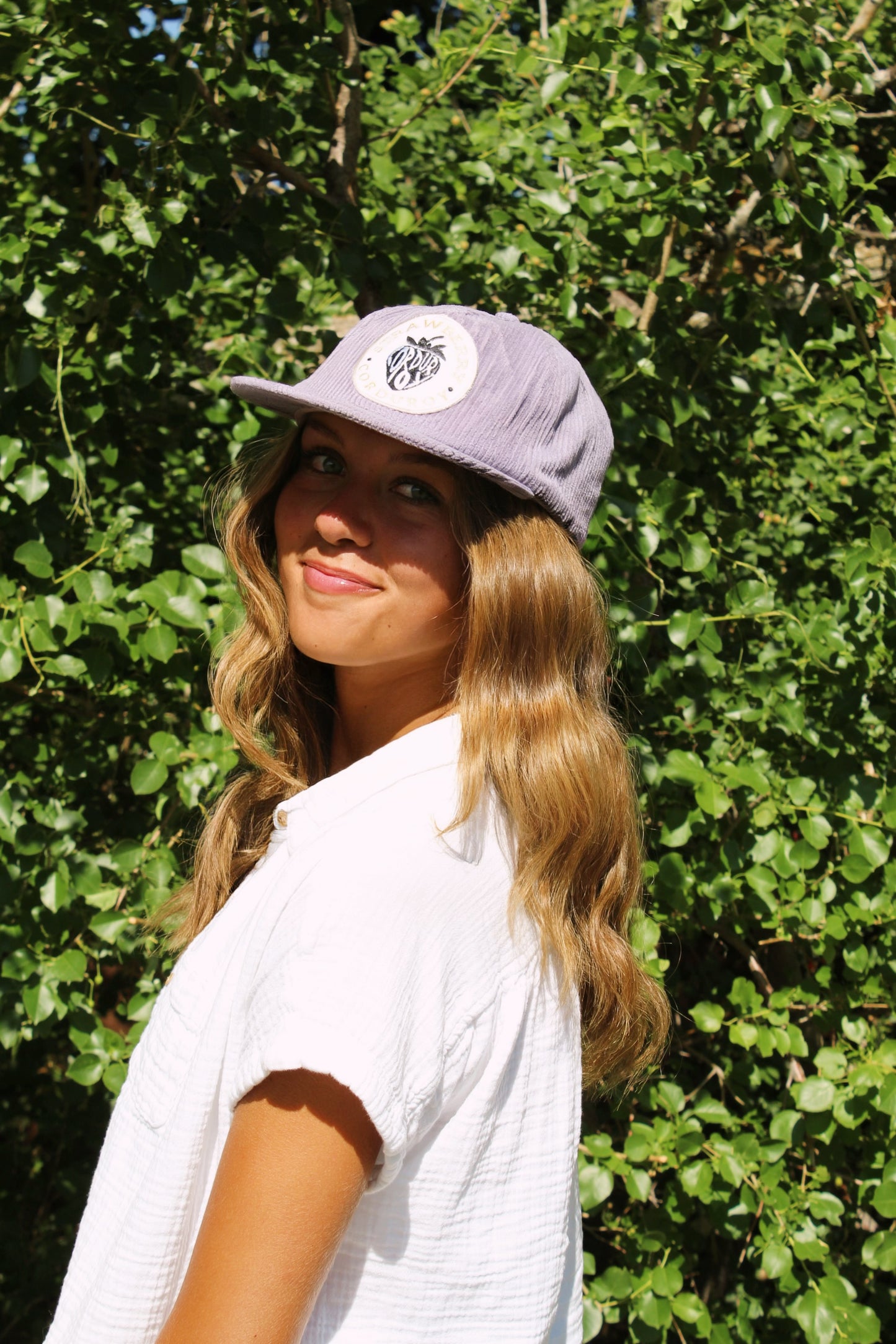 Lavender 5 Panel Hat