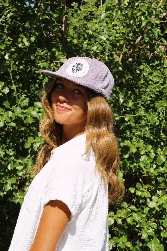 Lavender 5 Panel Hat