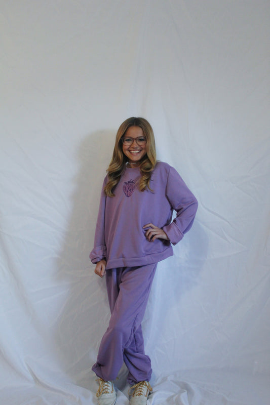 Youth Purple Sweatsuit