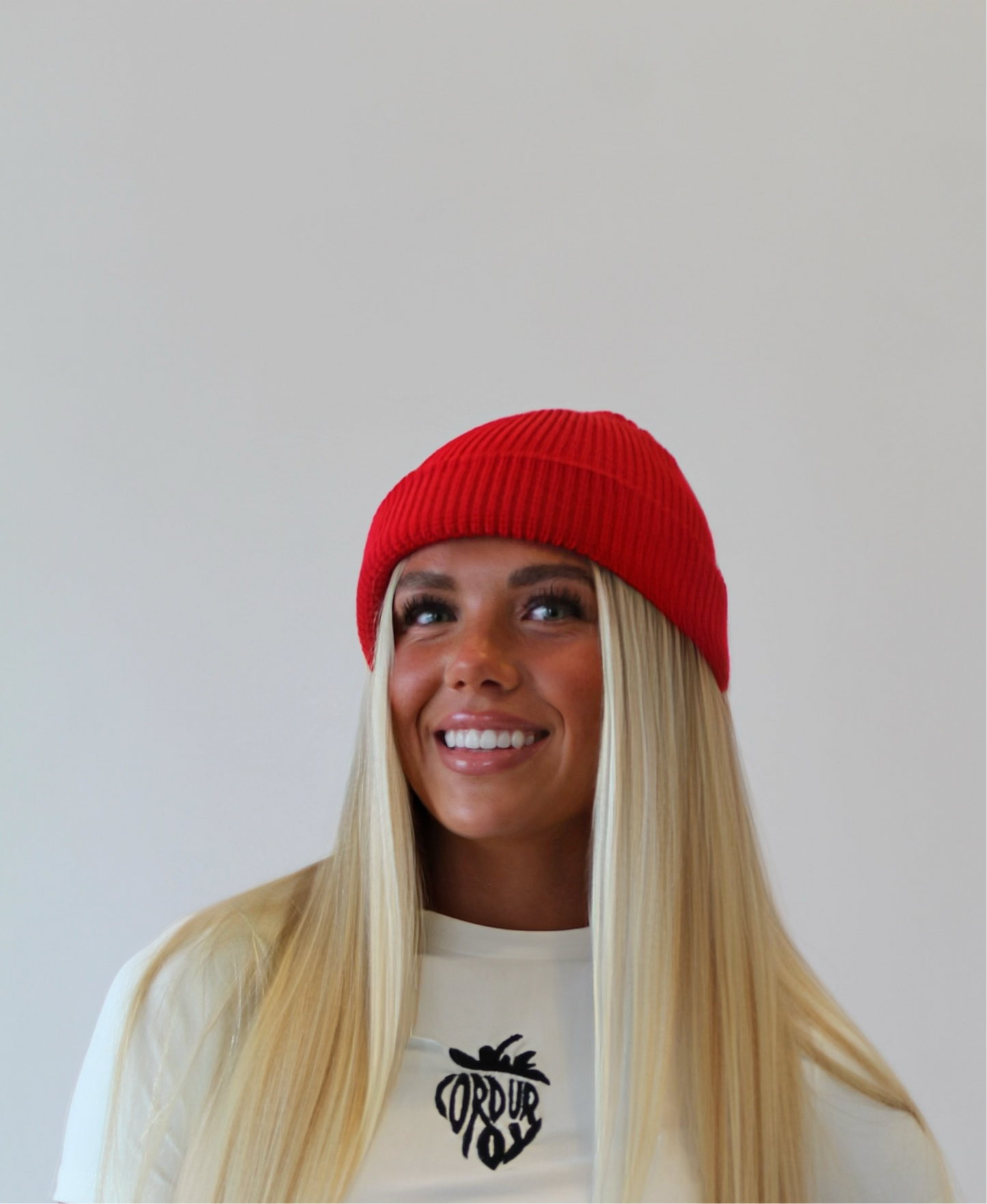 Red Fisherman Beanie