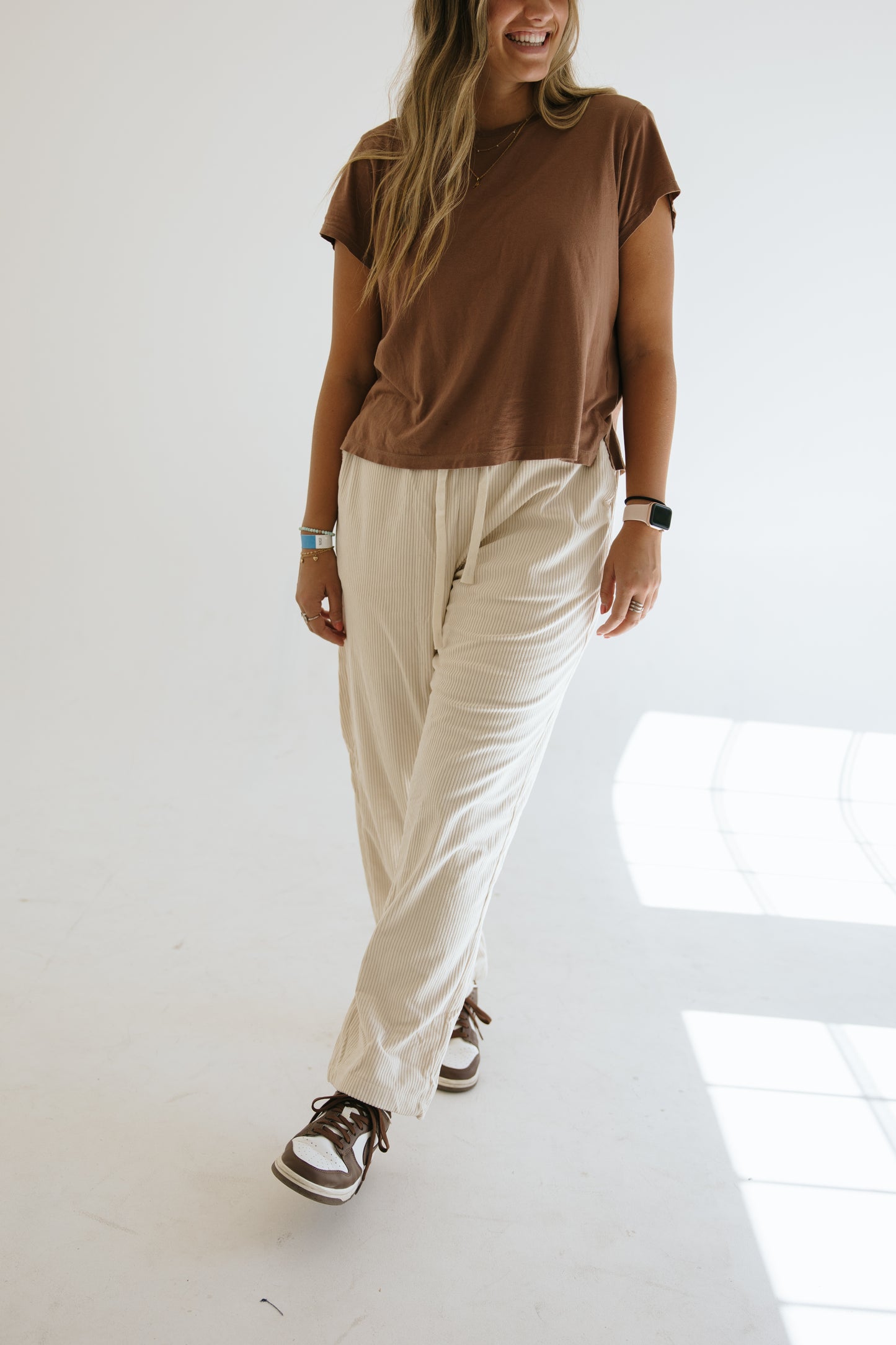 Corduroy Straight Leg Pant