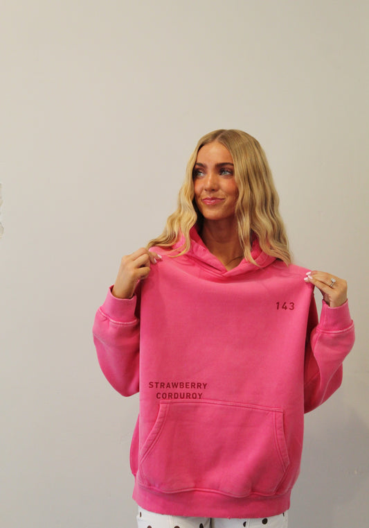 143 In Pink - Oversized Hoodie