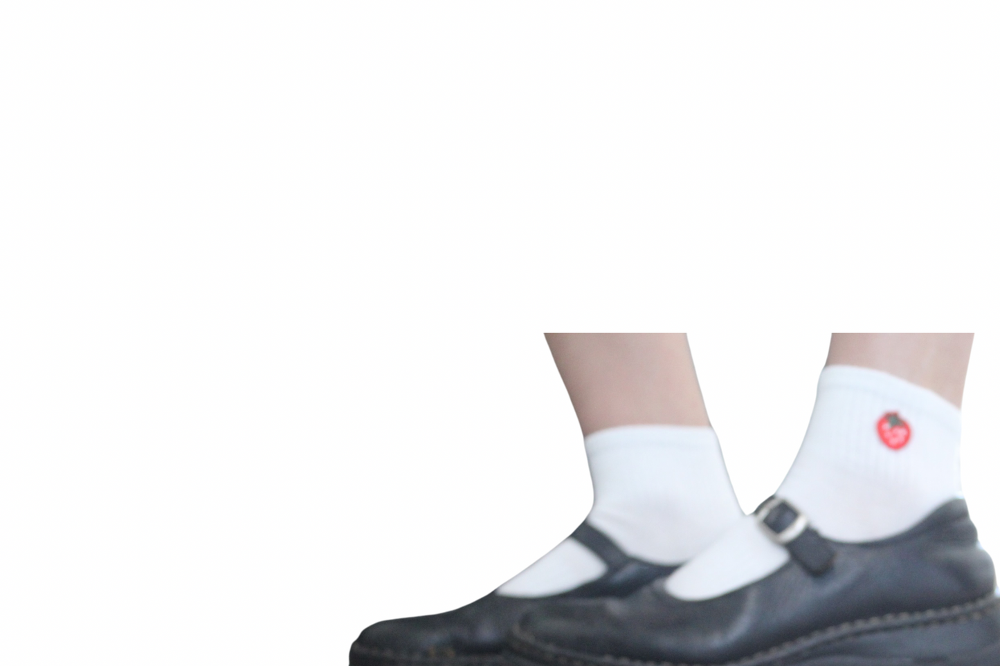 Strawberry Patch Quarter Sock