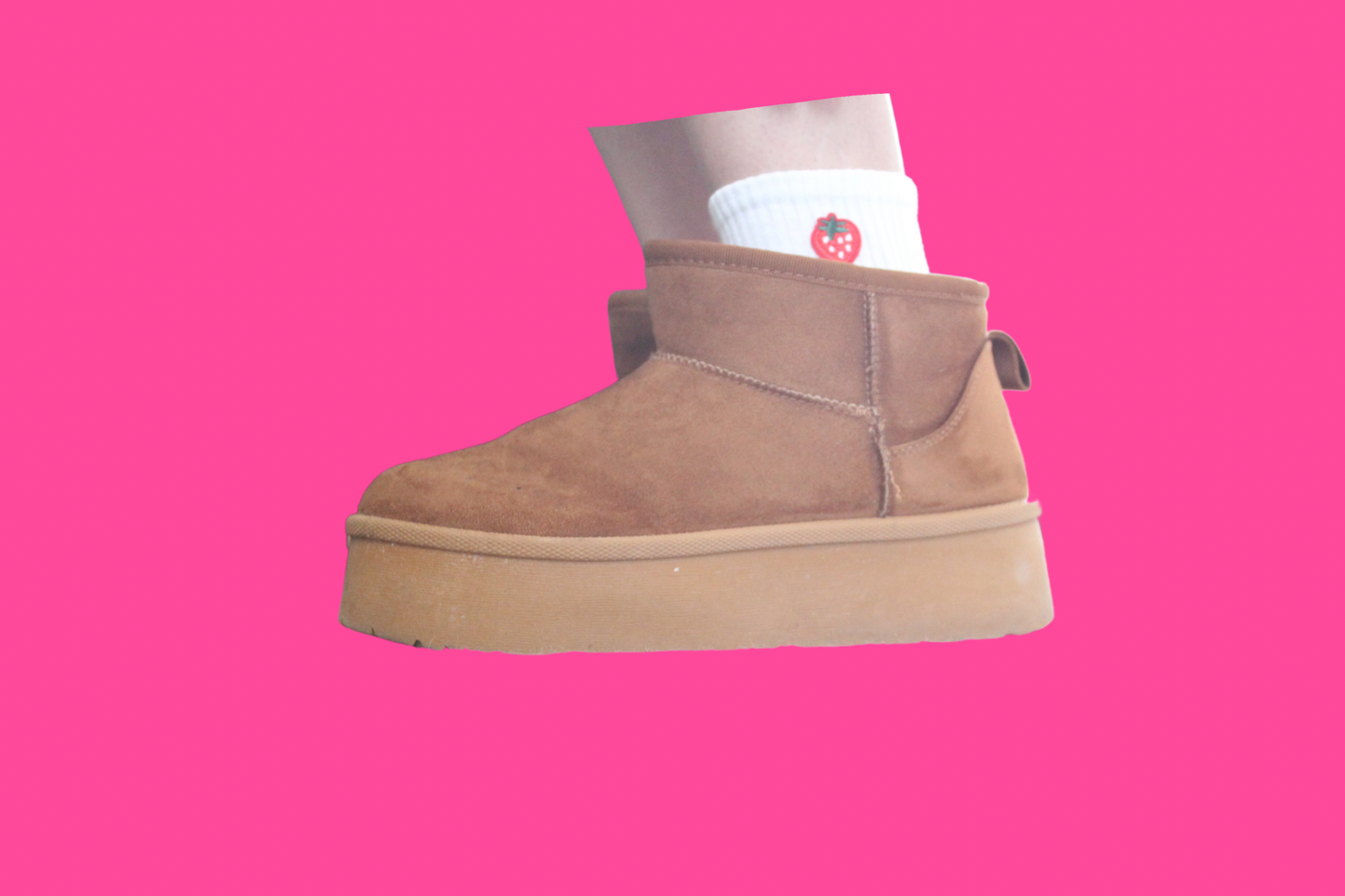 Strawberry Patch Quarter Sock